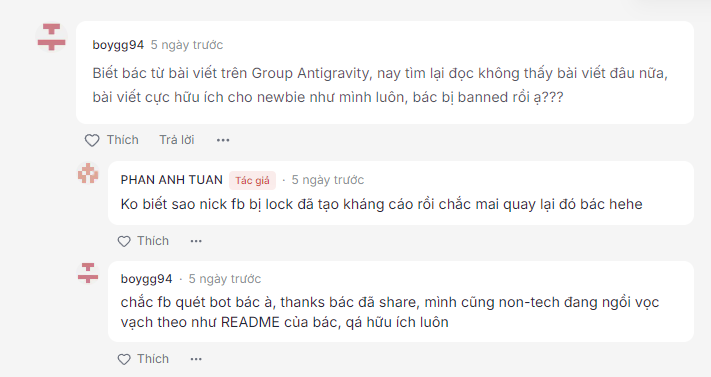 Feedback từ Bi long Phuc - Vip pro Luôn nhé, non coder dùng workflows nhẹ việc hẳng